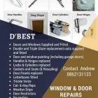 Business 43 image D'BEST DOOR AND WINDOW REPAIRS AND REPLACEMENTS Window Repair & Installation in Longford LD